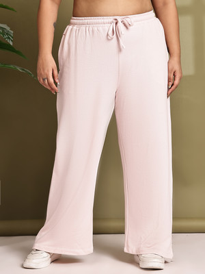 Rute Solid Women Pink Track Pants