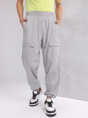 HRX by Hrithik Roshan Solid Men Grey Track Pants