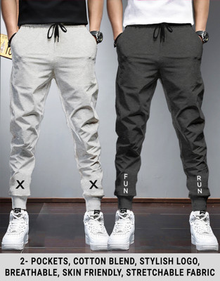 TRIPR Solid Men Multicolor Track Pants
