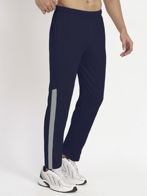 Stroove Solid Men Dark Blue Track Pants