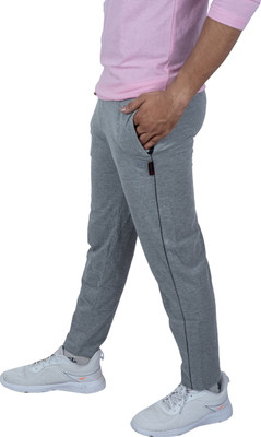 Tf-tex Fro Solid Men Grey Track Pants