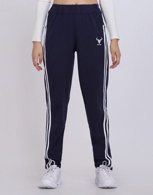 Clothina Solid Women White Track Pants