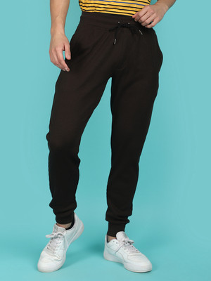 V-MART Solid Men Black Track Pants
