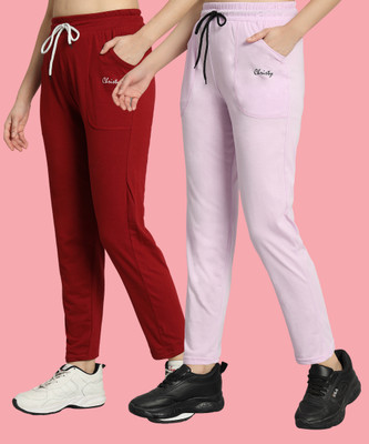 SYDNEY HILLS Solid, Printed Women Multicolor Track Pants