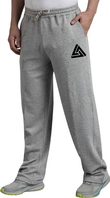 West Gate Clothing Printed Men Grey Track Pants
