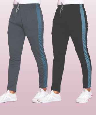 THE SARTHI FASHION WORLD Striped Men Multicolor Track Pants