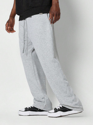 Dockstreet Solid Men Grey Track Pants
