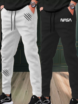 HouseOfCommon Solid Men Multicolor Track Pants