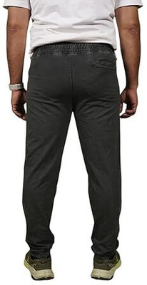 RED-FOST Solid Men Grey Track Pants