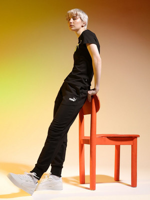 PUMA ESS Sweatpants TR cl Solid Women Black Track Pants