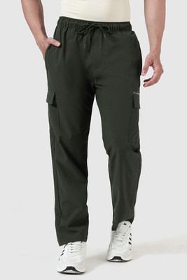 FuaarK Solid Men Light Green Track Pants
