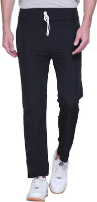 Leebonee Solid Men Black Track Pants