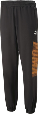 PUMA SWxP Sweatpants TR Printed Men Black Track Pants