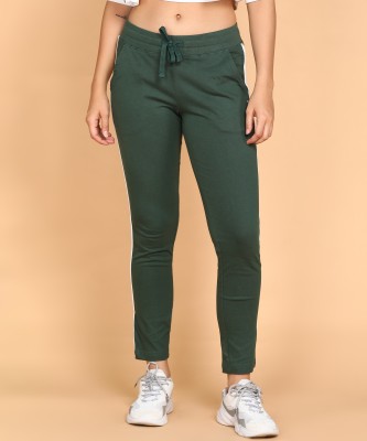 KILLER Solid Women Dark Green Track Pants