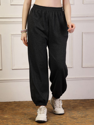 UZARUS Solid Women Grey Track Pants