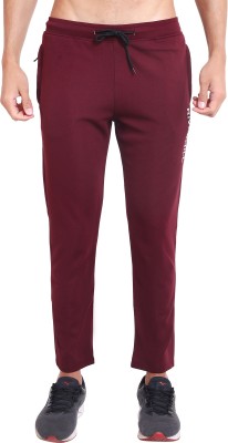 RiverHill Printed Men Maroon Track Pants