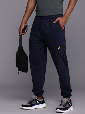 HRX by Hrithik Roshan Solid Men Dark Blue Track Pants