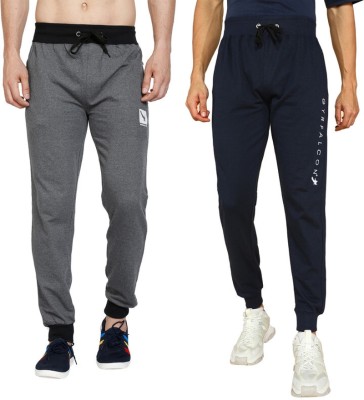 GYRFALCON Graphic Print Men Dark Blue, Grey Track Pants