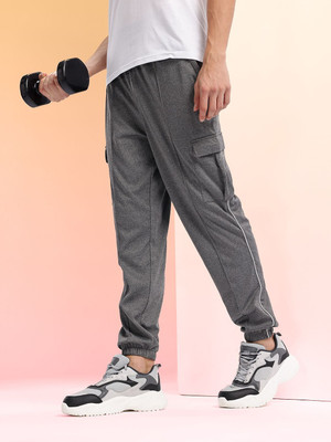 HRX by Hrithik Roshan Solid Men Grey Track Pants