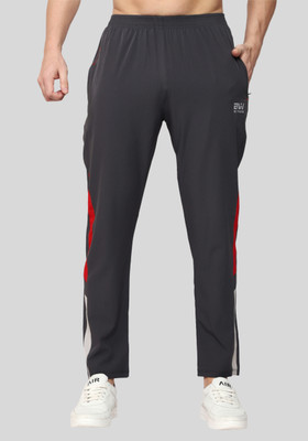 BW:BEATWIDE Colorblock Men Grey Track Pants