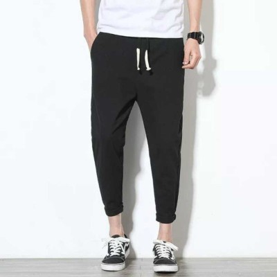 SARK PRODUCTION Regular Fit Men Black Trousers