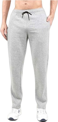 Aster Solid Men Grey Track Pants