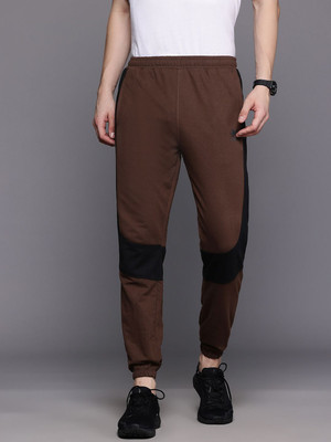 HRX by Hrithik Roshan Solid Men Brown Track Pants