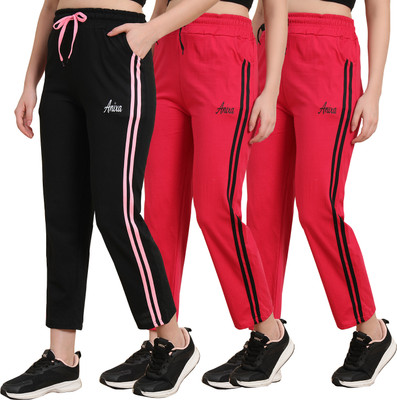 CHIC CLOSET Striped Women Multicolor Track Pants