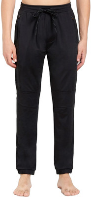 JOCKEY Solid Men Black Track Pants