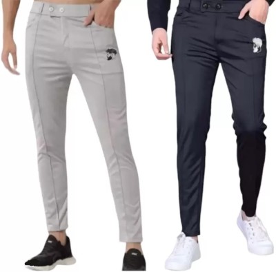 Arihant Shope Solid Men Black Track Pants