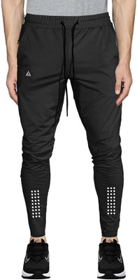 AVOLT Polka Print Men Black Track Pants