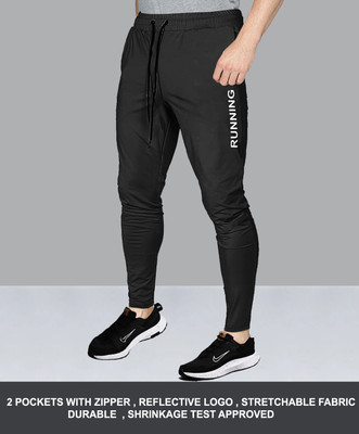 AVOLT Printed Men Black Track Pants