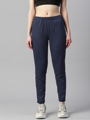 LAABHA Solid Women Blue Track Pants