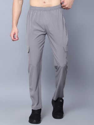 PP Vastram Solid Men Grey Track Pants