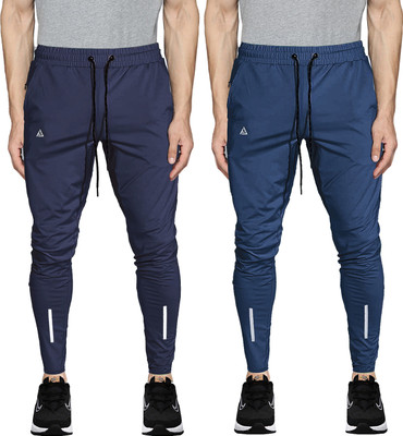 Z-DEVIL Printed Men Blue, Dark Blue Track Pants