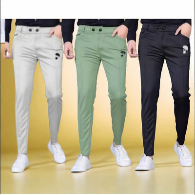 Krishna fashion Solid Men Multicolor Track Pants