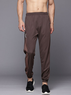 HRX by Hrithik Roshan Solid Men Brown Track Pants