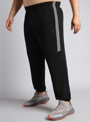 Cult Solid Men Black Track Pants