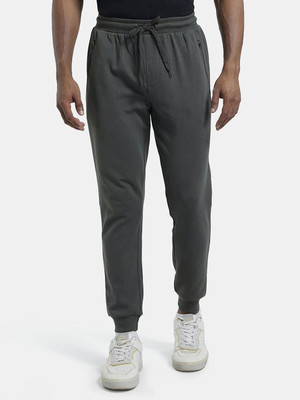JOCKEY AM02 Solid Men Green Track Pants