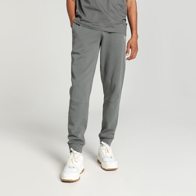 PUMA Solid Men Grey Track Pants