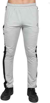 LAVISH STYLE Striped Men Grey Track Pants