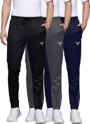 N NAYOMI Solid, Printed Men Multicolor Track Pants