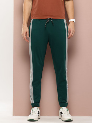 HARVARD Graphic Print Men Green Track Pants