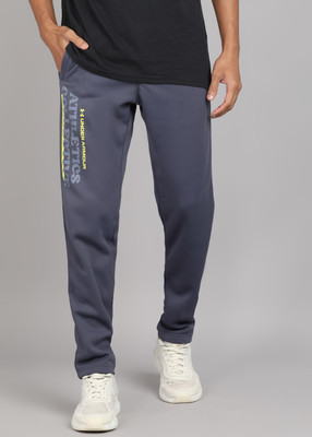 UNDER ARMOUR Printed Men Grey Track Pants