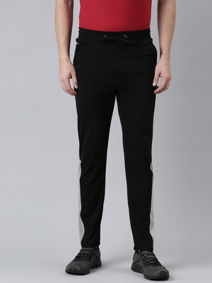 Force NXT Super Combed Cotton Solid Men Black Track Pants