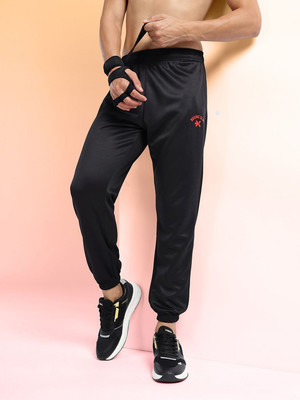 HRX by Hrithik Roshan Solid Men Black Track Pants