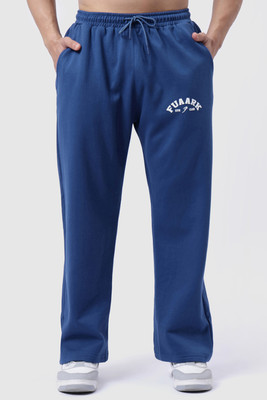 FuaarK Solid Men Blue Track Pants