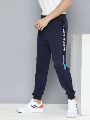 HRX by Hrithik Roshan Printed Men Blue Track Pants