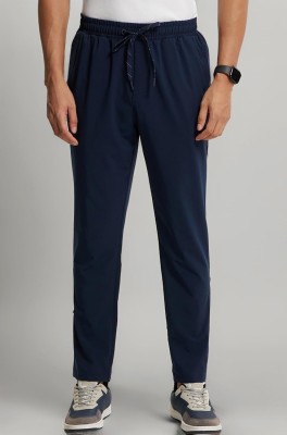 French Kleider Self Design Men Blue Track Pants