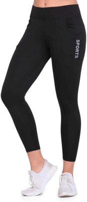 AVA Fashion Solid Women Black Track Pants
